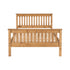 Monaco 4FT6 Bed High Foot End - Distressed Waxed Pine